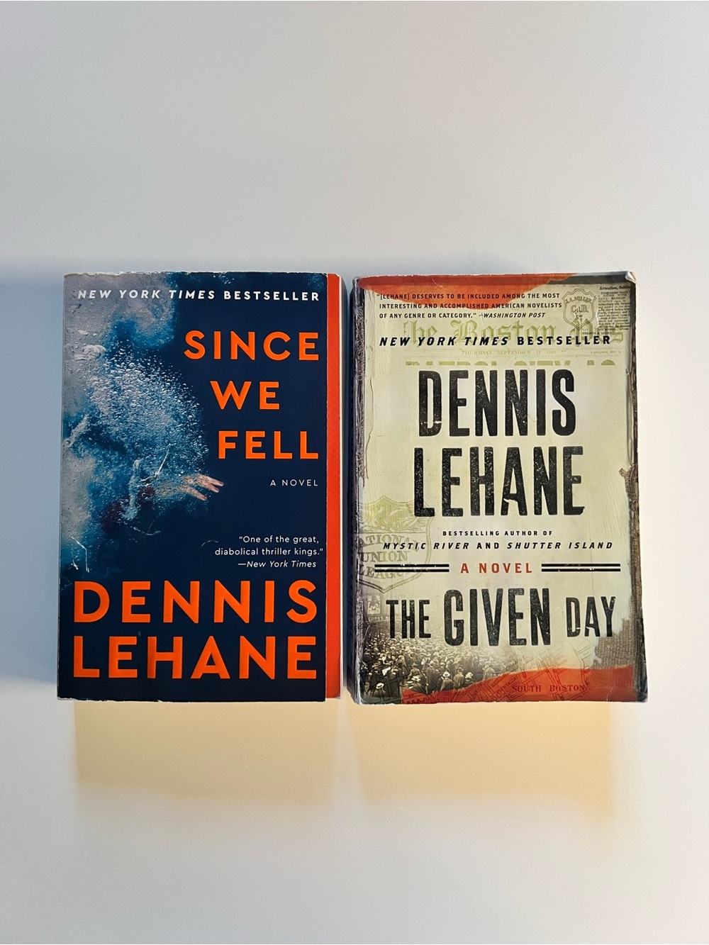 Book Set - Since We Fell & The Given Day - by author Dennis Lehane